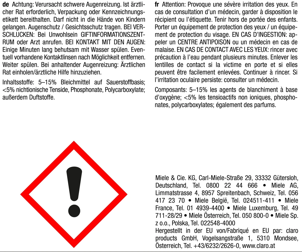 MIELE GP CL WG 252 P 4 MIELE GP CL WG 252 P – Image 2